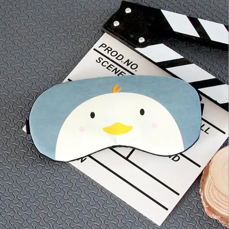 Маска для сна с милыми мультяшными животными маска отдыха путешествий массажер