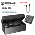 Комплект беспроводной микрофонной системы Hollyland Lark 150, микрофон для смартфонов iPhone, Android, 2,4 ГГц, 3350 мА  ч, зарядный бокс для камеры