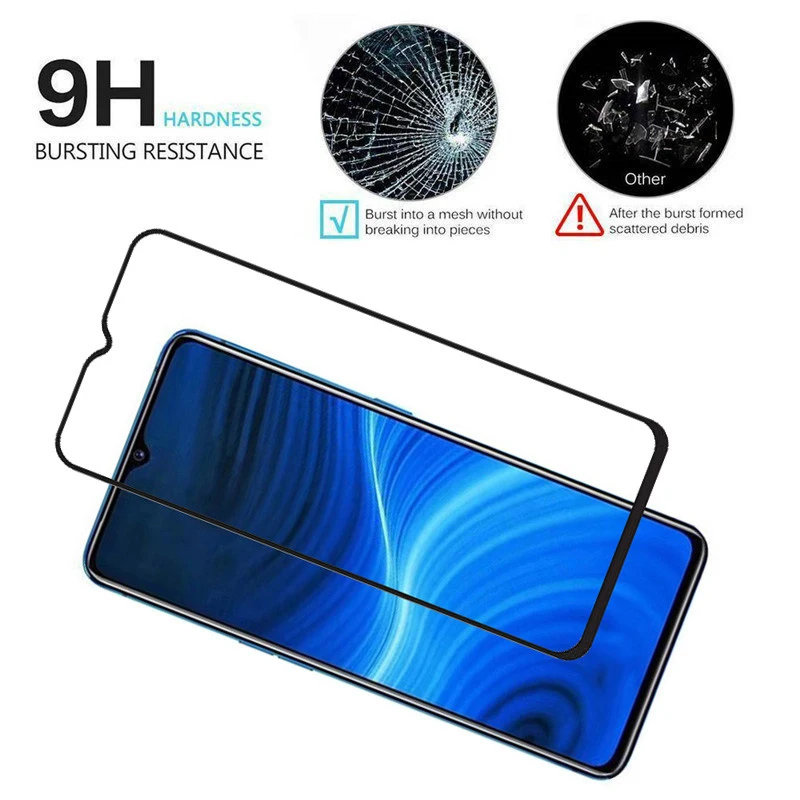 Закаленное стекло 4 в 1 для Oppo Realme X3 X Lite 5 Pro 3 5i XT X2 Защитная пленка объектива камеры