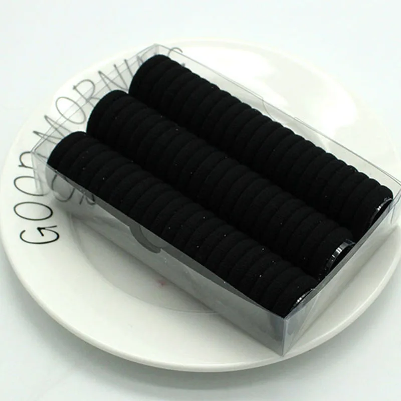 66 шт./лот резинки для волос ярких цветов Детские аксессуары высокоэластичные