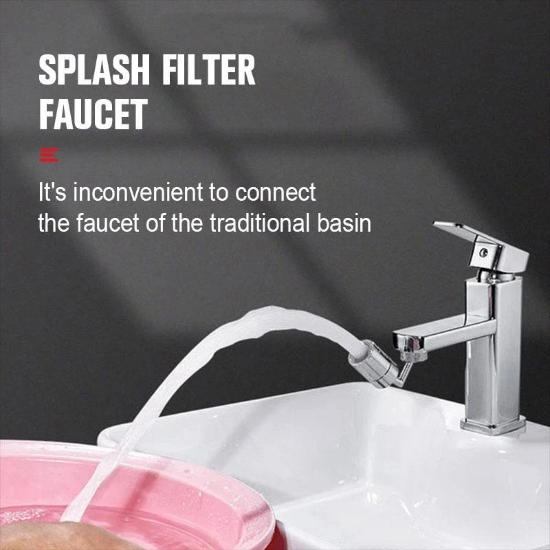 

360/ 720 Degree Faucets Accessories Rotatable Sprinkler Splash-proof Faucet Shower Water-saving Water-saving Pressurized Kitchen