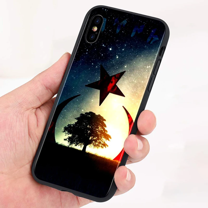 Силиконовый чехол-накладка с турецким флагом для Apple iPhone 11 Pro XS Max X XR 6S 6 7 8 Plus 5S Se