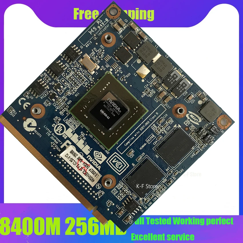 Видеокарта для ноутбука Acer Aspire 7520G 7520 7720 7720G видеокарта GeForce 8400 8400M GS DDR2 256 Мб VGA
