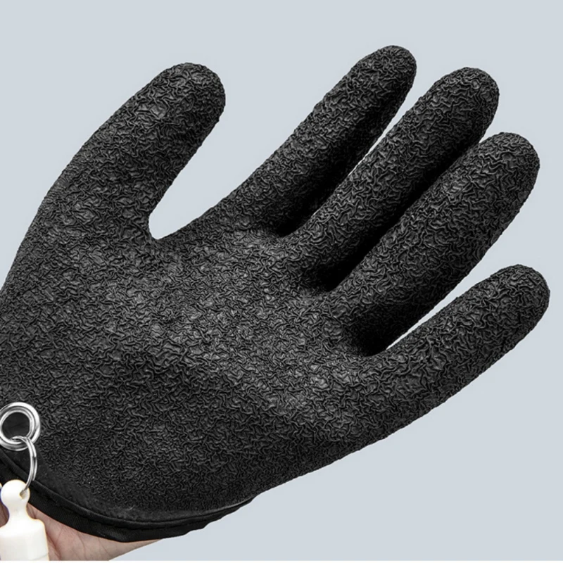 1PC Fishing Glove With Magnet Release Fisherman Professional Catch Fish Gloves Cut Puncture Resistant Anti-slip Latex Hooks |