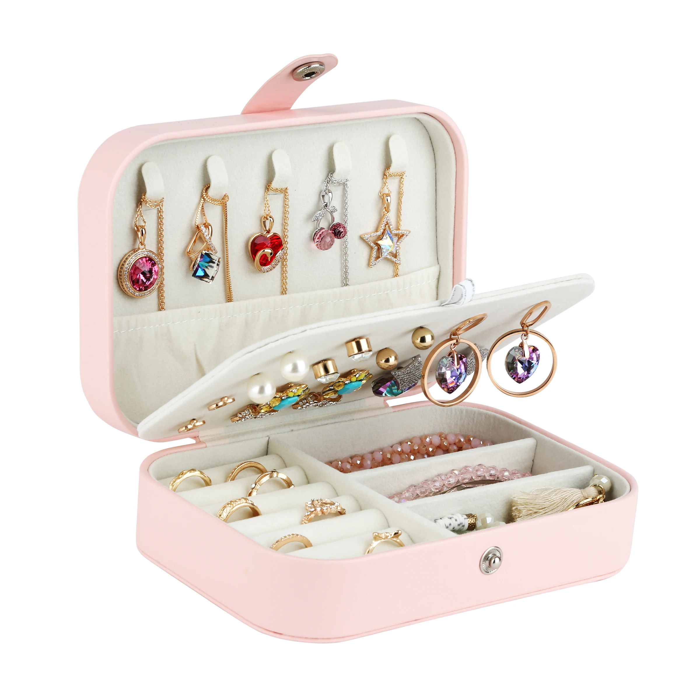 Шкатулка для ювелирных изделий дорожный органайзер косметики губной помады