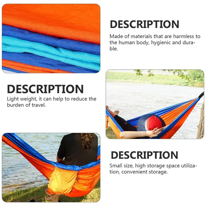 Одиночный гамак для взрослых портативная кровать активного отдыха путешествий