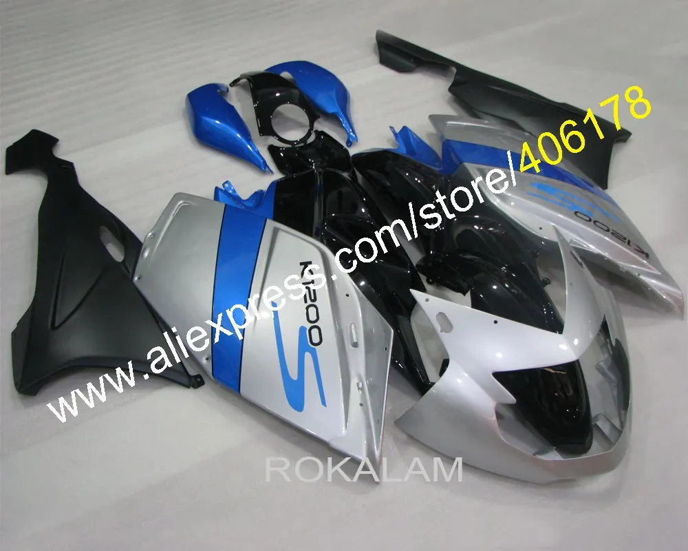 

K1200S Sportbike Full Fairing For BMW K1200S K 1200S 2005-2008 K1200 S 05 06 07 08 Blue Silver Black Fairings