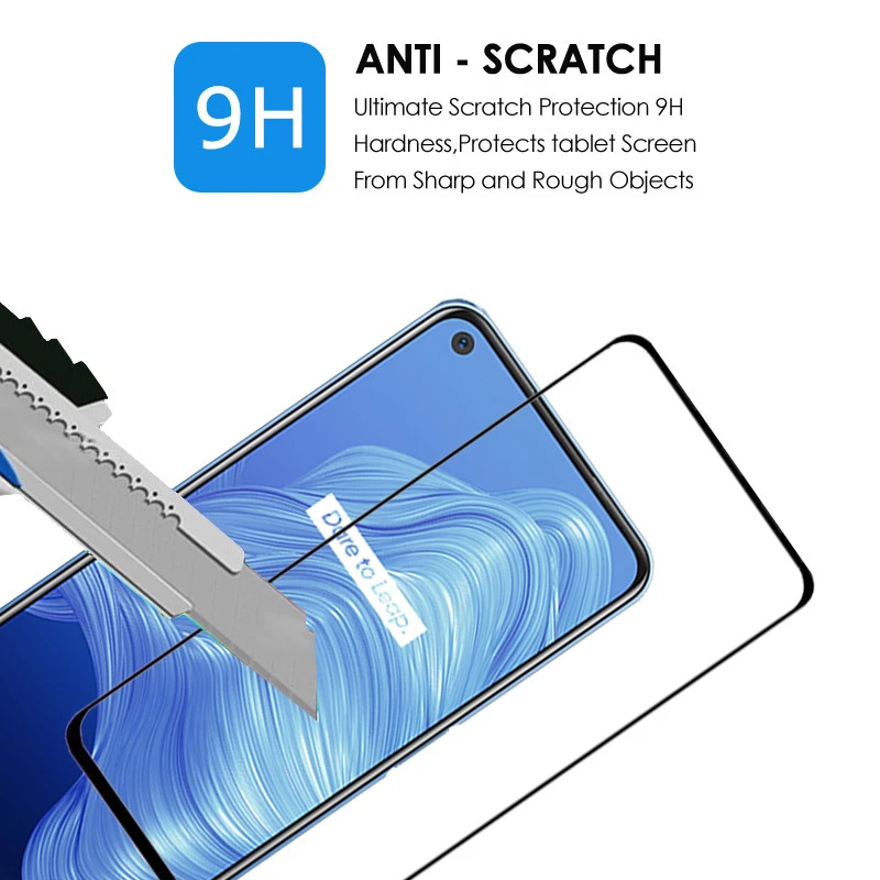 1~3 шт закаленное стекло для realme 7 5g 8 pro Защита экрана realme5i 5pro realmi 5i glass realme7 защитное