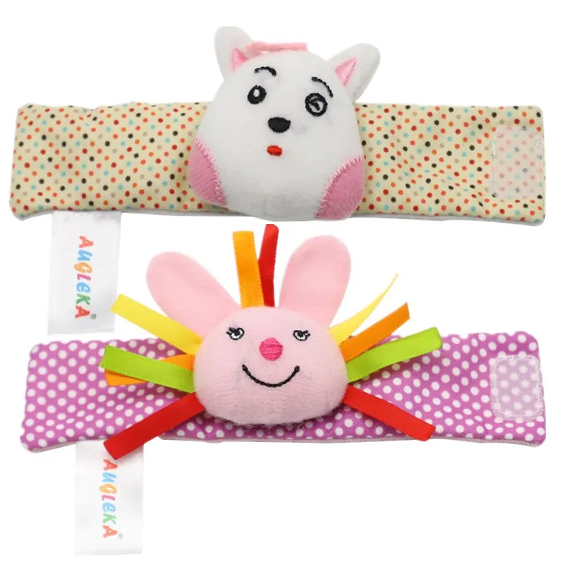 

Baby rattle toys Garden Bug Wrist Rattle and Foot Socks Animal Cute Cartoon Baby Socks rattle toys 10% off baby infant toys