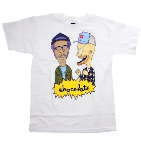 Шоколадные скейтборды Jerry &amp MJ Beavis Butthead стиль футболка с рисунком для мужчин