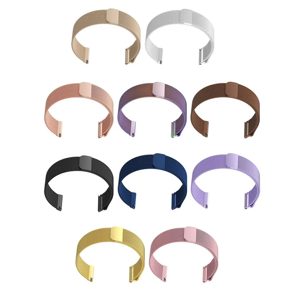 Fitbit Versa Lite Milanese Strap Versa2 Smart Magnetic Metal Watch Loopback Wristband | Наручные часы