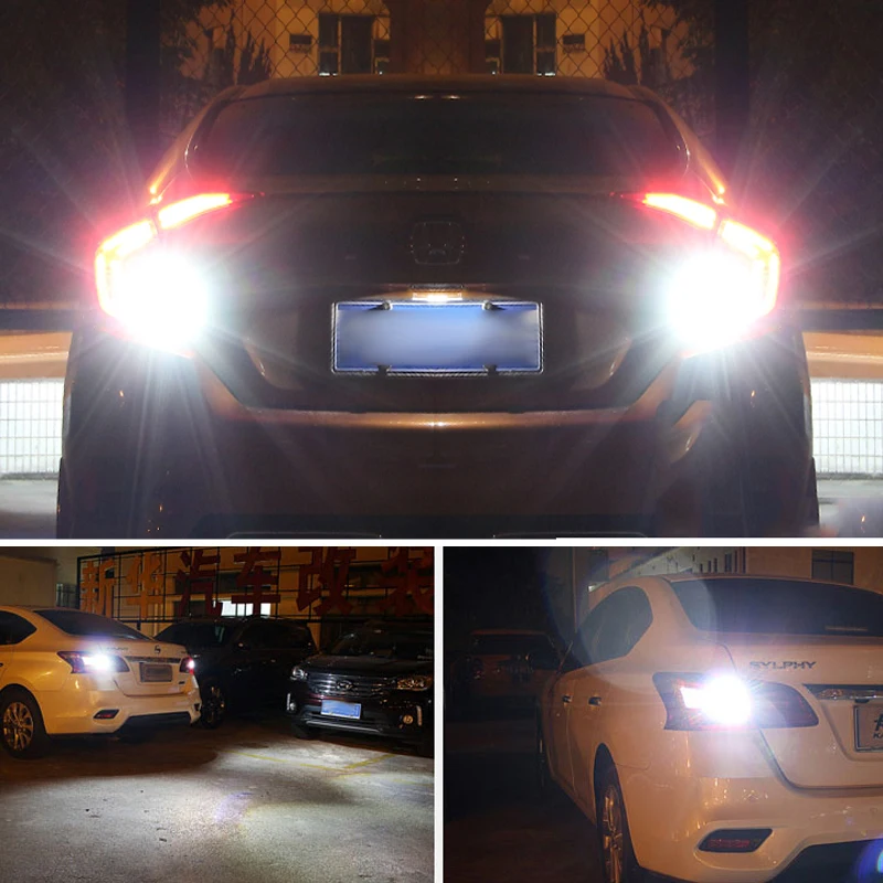 Светодиодный сигнальный светильник T20 2x супер-яркий светодиодный 24SMD 3030 WY21W W21/5W W21W
