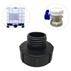 Переходник IBC S100x8 на S60x6, сменный черный адаптер для резервуара IBC