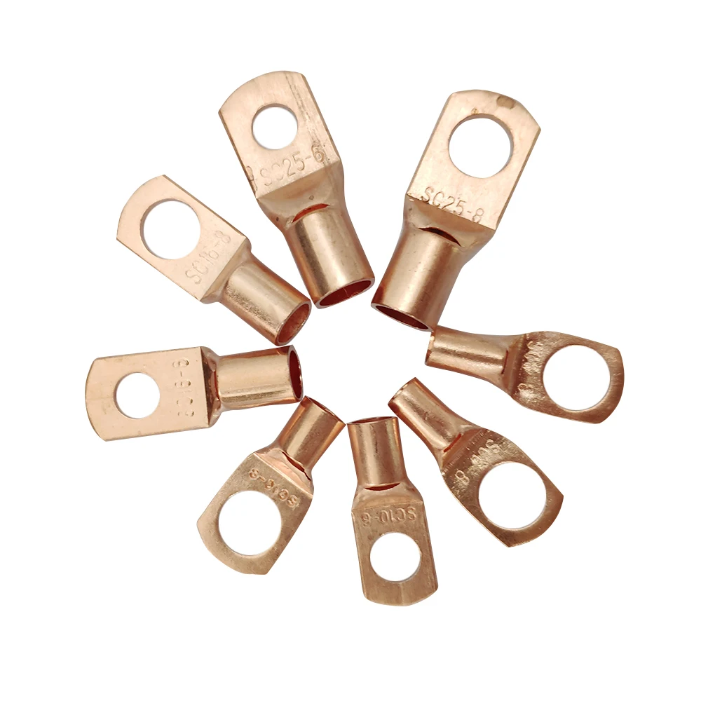 130 шт./кор. медные кабельные наконечники сверхмощные проволочные клеммные