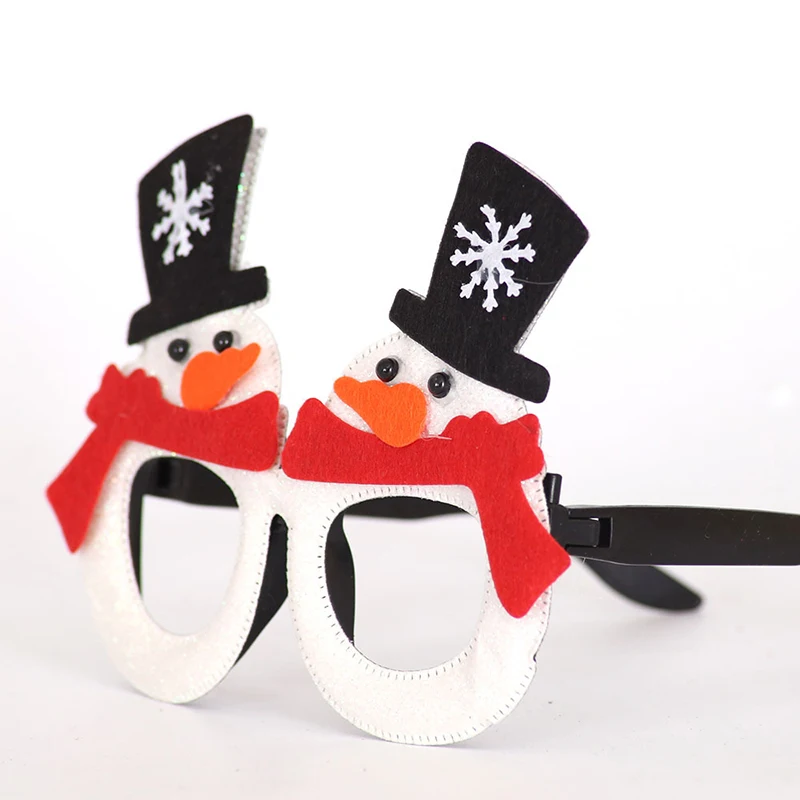Забавные рождественские украшения для мужчин t очки для женщин мужчин Косплей очки Рамка Санта Клаус, дерево, венок, снеговик, олень оправы для очков D5