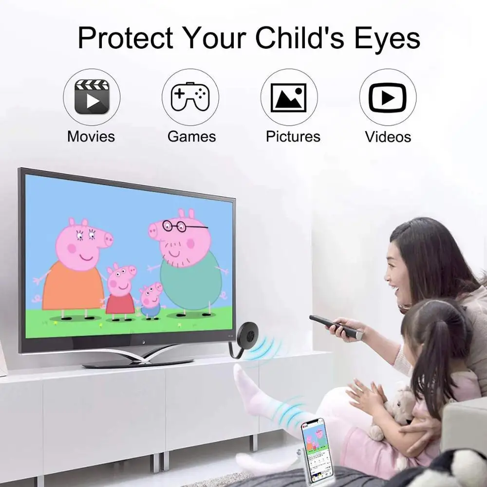 ТВ-Стик MiraScreen G2 приемник для ТВ-тюнера поддержка HDMI Miracast HD tv дисплей usb-модем для ТВ