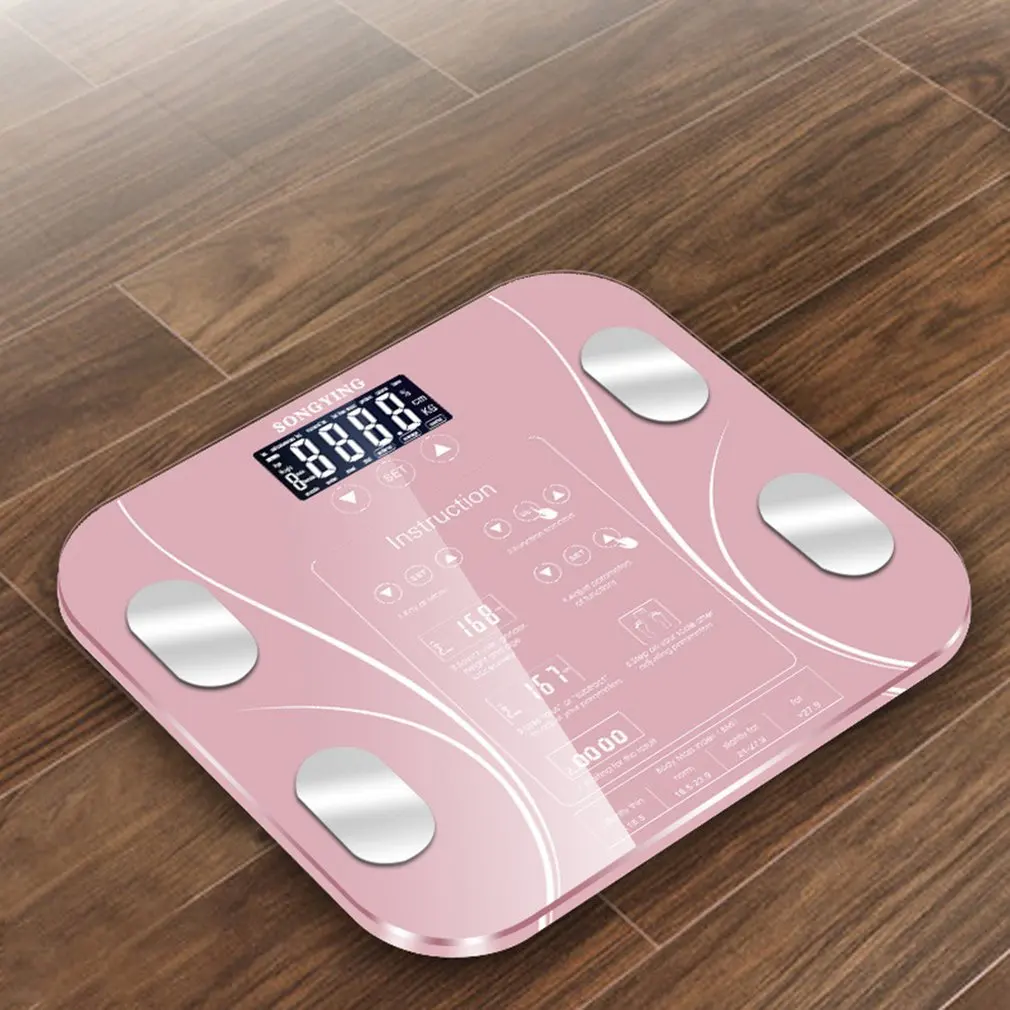 

Electric Body Fat Scale Floor Balance Scales Body Composition Analysis Health Scale Household Weight Measuring Weighing Tool