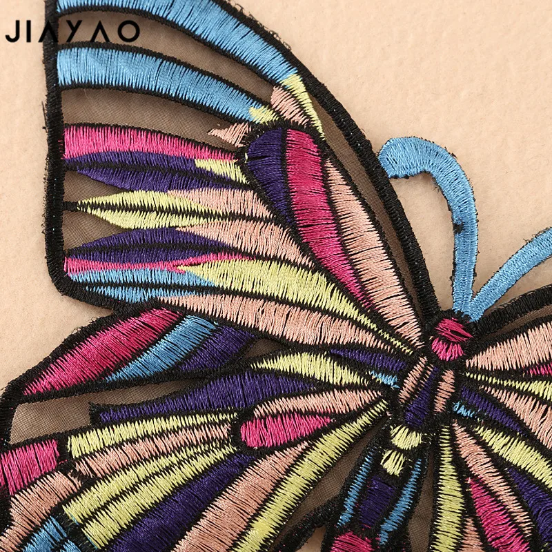 Сетчатая вышивка мультяшная бабочка шитье Глажка одежды сумка футболка шляпа