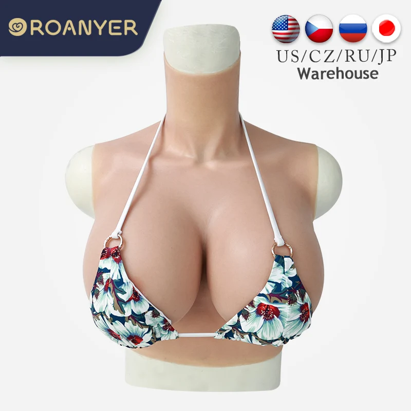 ROANYER силиконовые формы груди для Трансвестит транссексуал большой накладная