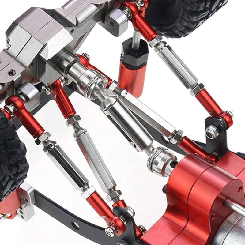 

Upgrade Metal Pull Rod Tie Rod Pull Rod Base Shock Absorber for WPL B14 B24 C14 C24 C34 1/16 RC Car Spare Parts