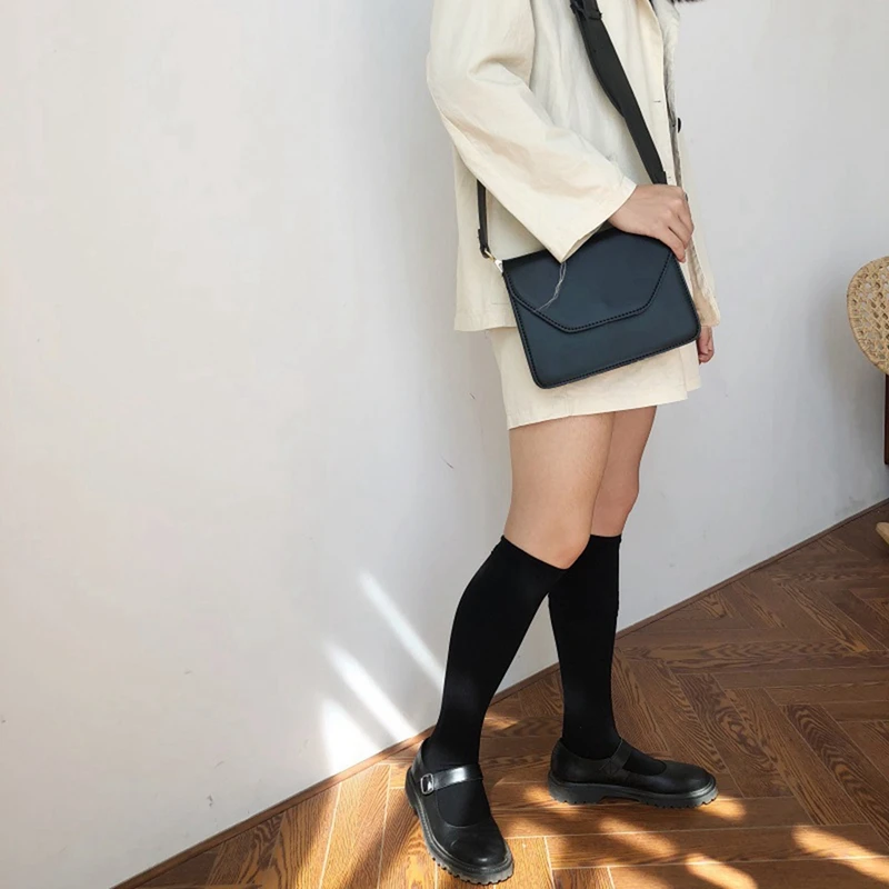 

Ladies Leather Shoulder Bag Girls Simple Flip Ladies Casual Messenger Bag Messenger Bag