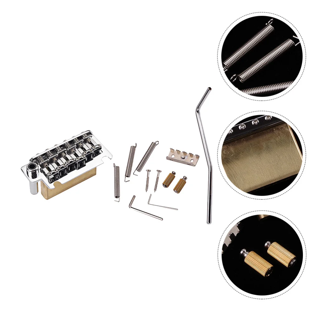 

1 Set Tremolo Bridge Electric Guitar Tremolo Bridge Systems with Single Locking