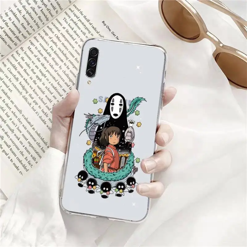 

Spirited Away Phone Case Transparent Clear For Samsung Galaxy A71 A21s S8 S9 S10 plus note 20 ultra