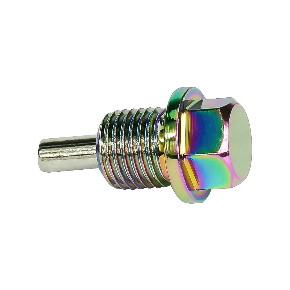 CNSPEED M20 M16 M14 M12* 1,5/1,25 алюминий Neo хром Магнитная дренажная масляная пробка дренажный болт масло отстойник Сливная пробка Гайка YC100281