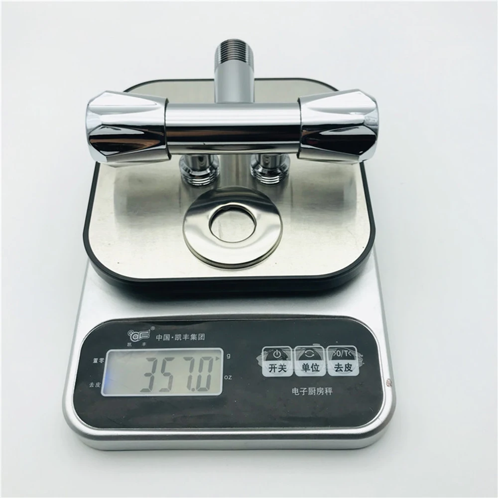 

Stainless Steel Angle Valve Faucet Valve Control One Inlet and Two Outlet Water Separator Faucet Adapter Diverter Valve