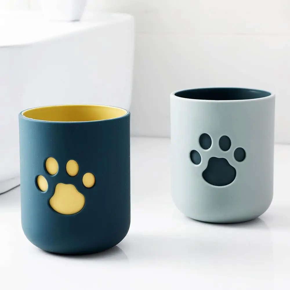 1 шт. стильные детские прочные стаканы для чистки зубов модные парные чашки рта