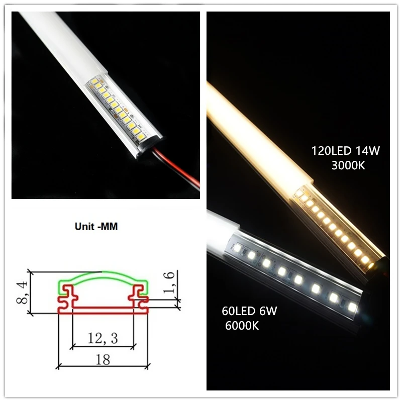 5 шт./лот 24VDC 50 см 20 дюймов LED ультра тонкий под барной стойкой свет шкаф витрина