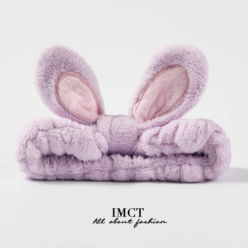 Женская резинка для волос с кроличьими ушками 1 шт. эластичная повязка на голову