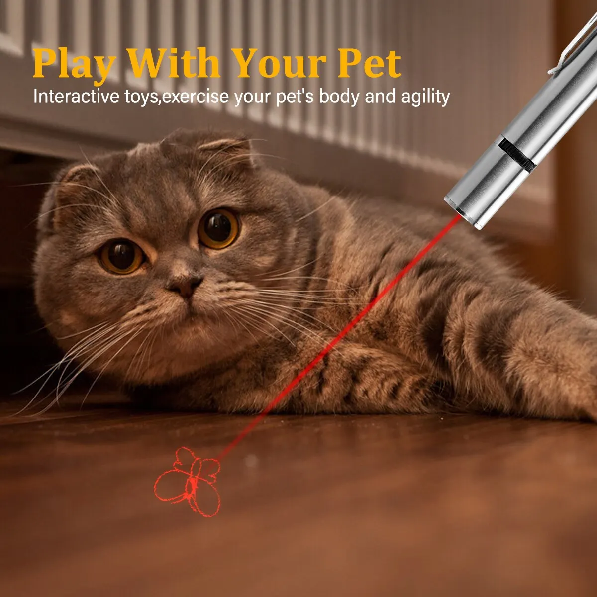

Pointer Green Blue Red Dot Light Pen Powerful Meter 405Nm 530Nm 650Nm Pen Cat Pointer Light Toy