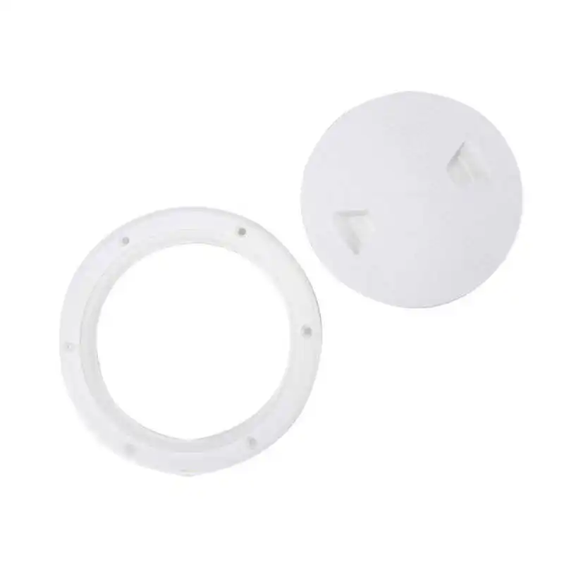 Deck Plate 6in Round White Hatch Access Hole Reinforced Design for Marine Yacht |