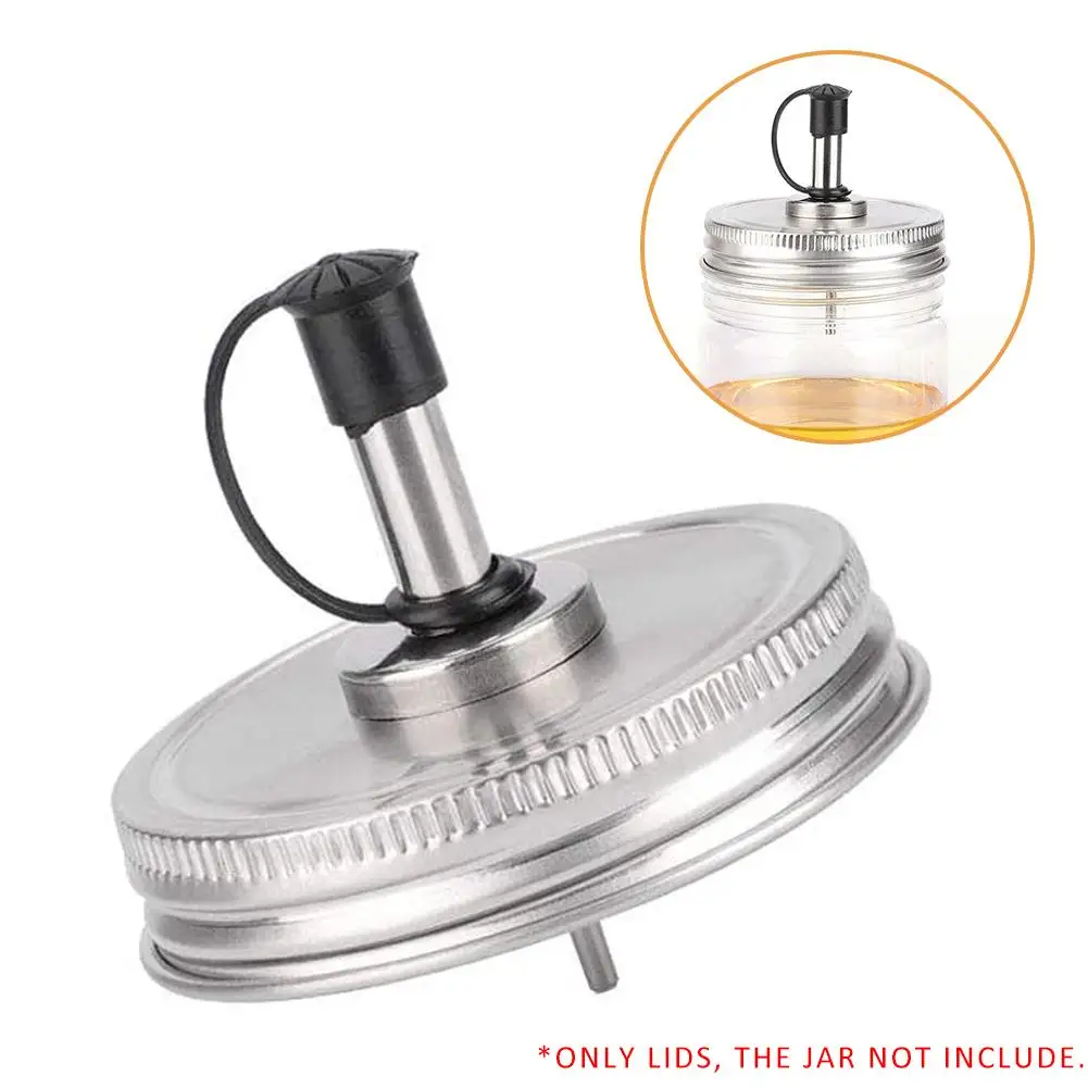 70 мм Регулярные рот стеклянная банка с завинчивающейся крышкой крышки