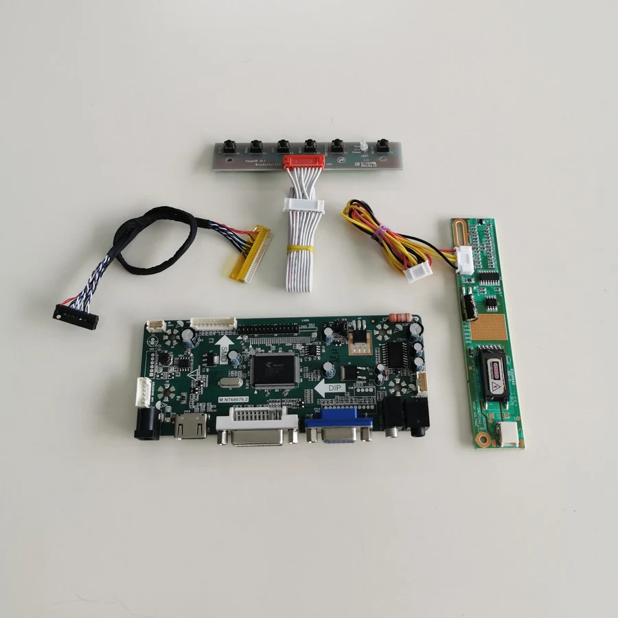 

For LTN184KT01-101/A01 LCD Monitor Panel VGA DVI 18.4" 1680*945 M.NT68676 Display Controller Drive Card CCFL LVDS 30Pin Kit