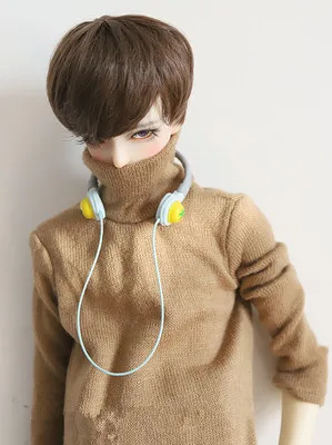 

4 point 3 point Uncle baby MDD.BJD.DD.SD baby dress bottom top warm camel color turtleneck sweater