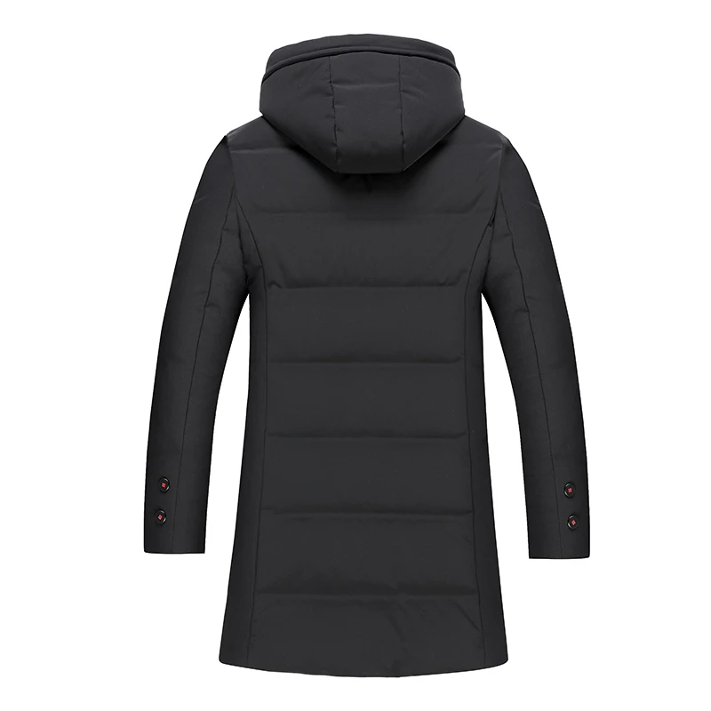 Мужская теплая зимняя куртка на утином пуху размера плюс 10XL 8XL 6XL 5XL 40 градусов с