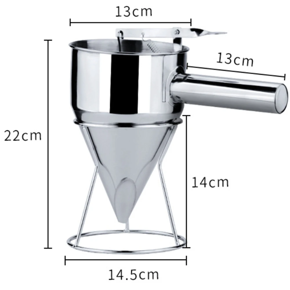 Нержавеющая сталь Воронка осьминог мяч наполнитель с стеллаж для выставки