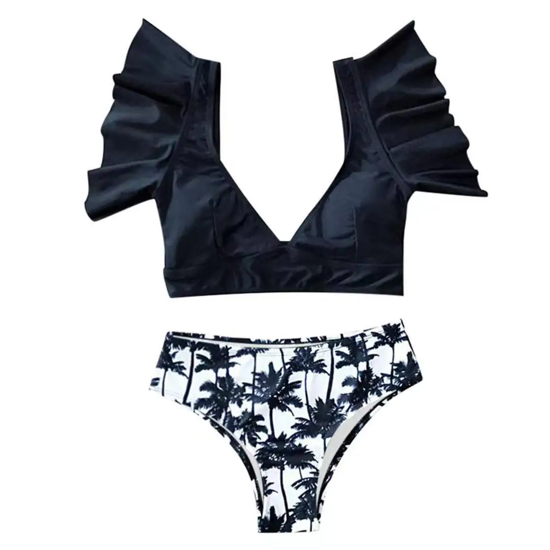 

2021 new swimsuit sexy solid bikini women