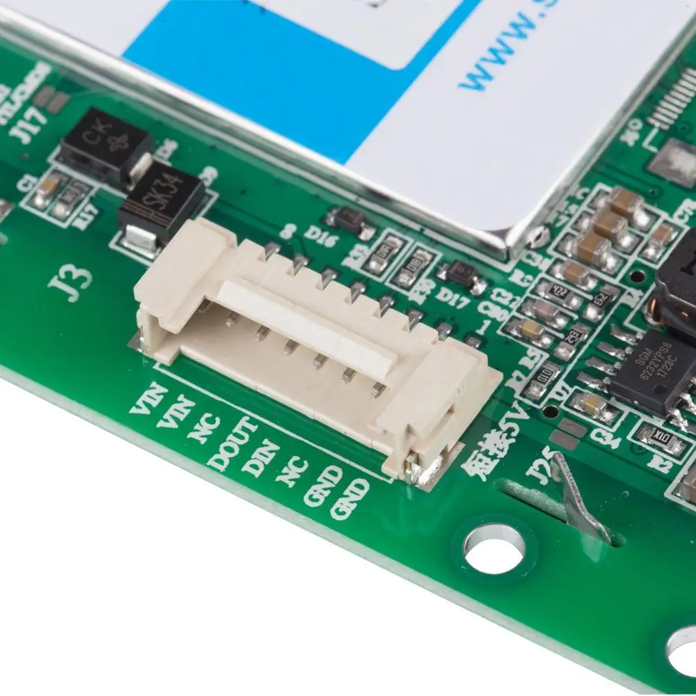 4.3" Graphic LCD Display Module with Touch + Controller Board RS232/ RS485/ TTL/ USB | Электронные компоненты и