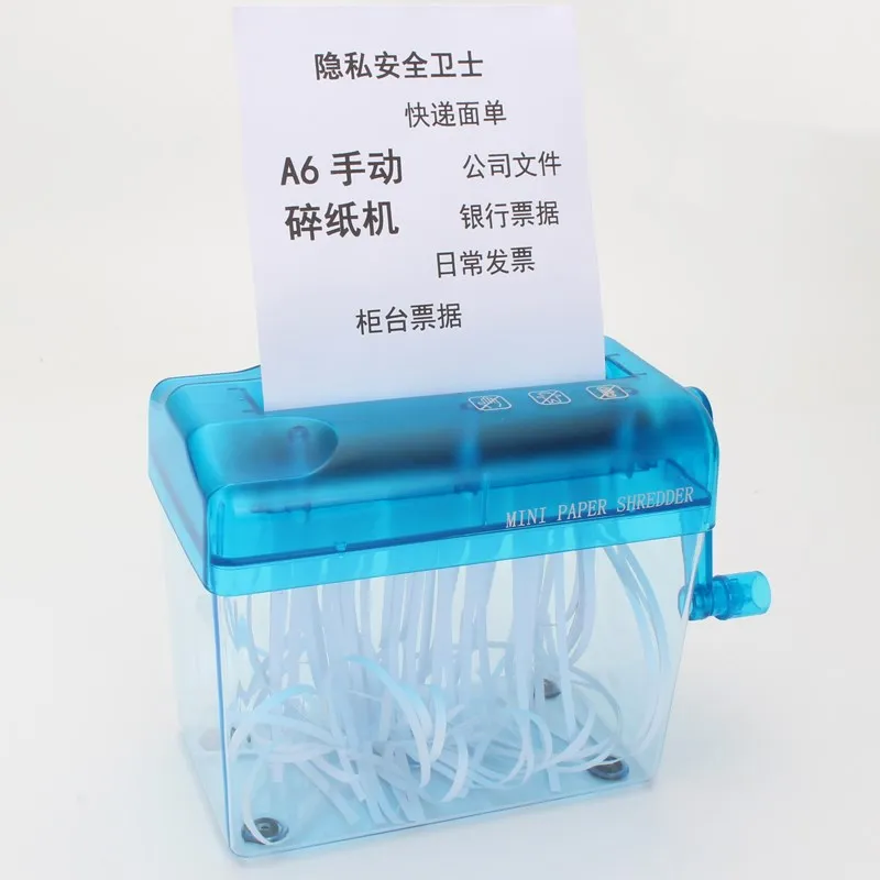 Mini Hand Shredder Mechanic Paper Quilling Fringer Tools Handmade A6 Documents Cutting Machine Tool for Office School | Дом и сад