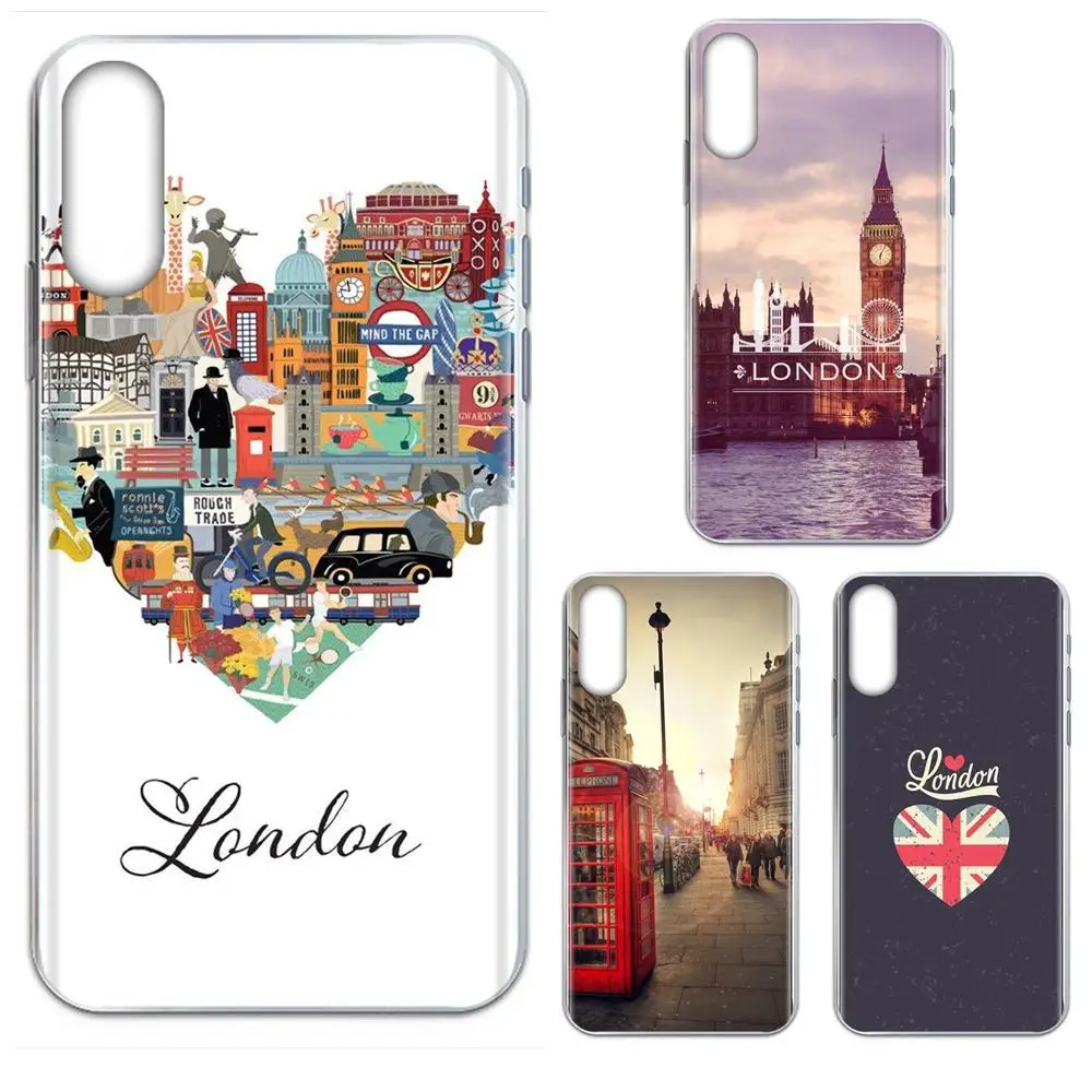 Мягкие ТПУ чехлы Love London для Xiaomi Redmi K30 K20 Pro 5G Note 9 PRO Max 9s Mi9 mi10 lite redmi 7 8a a3 | Мобильные