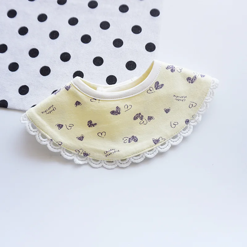 INS Стиль 360 градусов 3 слоя цветочный принт хлопковые детские нагрудники с