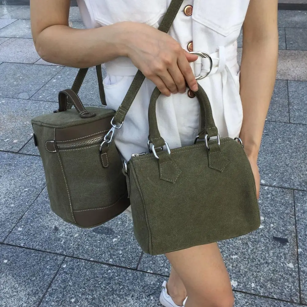 Модные мужские и женские круглые вещевой мешок армейские сапоги толстая