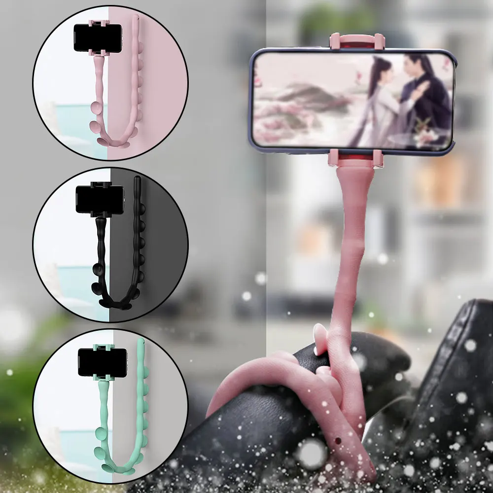 Universal 360 Adjustable Holder Lazy Mobile Phone Stand Wall Table Desk Flexible Bed Tablet Bracket For iPhone 7 X | Мобильные