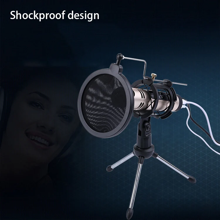 Микрофон штатив Трипод стойка держатель микрофона зажим складной настольный
