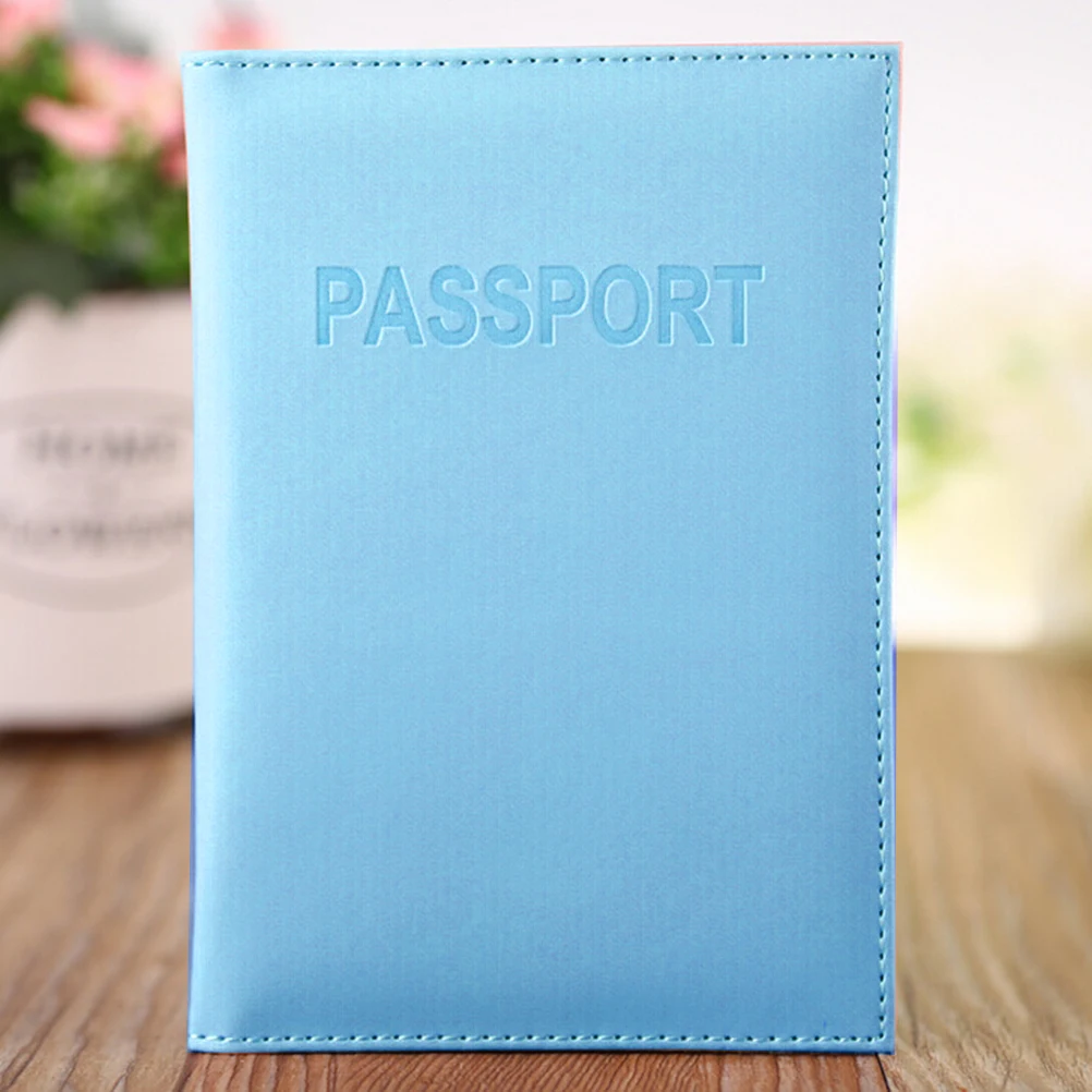 

Women Men Passport Holder Immitation Leather Women Men Card Holder Desk Organizer 6 Colors
