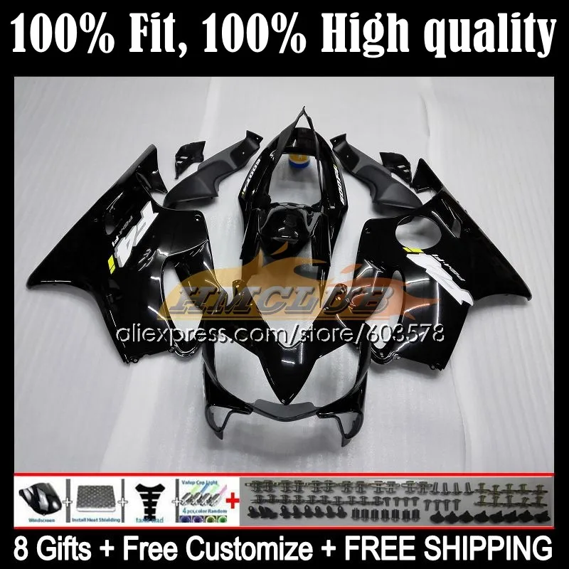 

Корпус инжектора для HONDA CBR 600 F4 FS CC 600F4 CBR600F4 99 00 121CL.108 600CC 600FS CBR600 F4 1999 2000 обтекатель OEM полностью черный