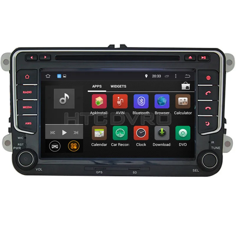 YMODVHT 7 дюймовый Восьмиядерный Android 9 0 1 автомобильный DVD GPS для VW